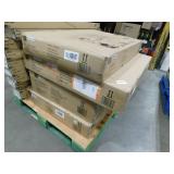 (4) Hampton Bay Avondale Ready to Assemble Plywood Shaker Wall Kitchen Cabinet in Alpine White