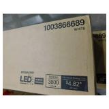 (10) 3800 lumens white led wraparound light with prismatic lens