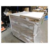 Pallet USG Ceilings 2 ft. x 4 ft. Radar Basic White Square Edge Lay-In Ceiling Tile