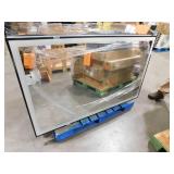 Apmir 60 in. W x 36 in. H Rectangular Space Aluminum Framed Dual Lights Anti-Fog Wall Bathroom Vanity Mirror in Tempered Glass