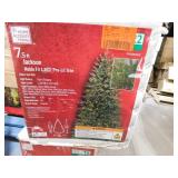 Home Accents Holiday 7.5 ft. Jackson Noble Fir LED Pre-Lit Artificial Christmas Tree T23