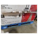 Home Accents Holiday 7.5 ft. Festive Mixed Pine Flocked LED Pre-Lit Artificial Christmas Tree T12