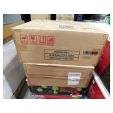 (2) VEIKOUS 5 ft. Snowman Outdoor Christmas Holiday Yard Decoration Warm White LED