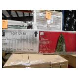 Home Accents Holiday 7.5 ft. Festive Pine LED Pre-Lit Artificial Christmas Tree T10