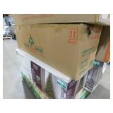 7.5 ft. Pre-Lit Douglass Fir Full Artificial Christmas Tree, Multi Colored LED Lights