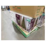 Home Decorators Collection 7.5 ft. Elegant Twinkling Grand Fir LED Pre-Lit Artificial Christmas Tree with Timer T32