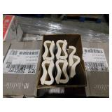 Daltile Restore Bright White 2 in. x 6 in. Glazed Ceramic Chair Rail Trim Tile