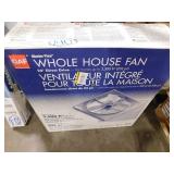 Master Flow 4500 CFM 24 in. Direct Drive Whole House Fan with Shutter