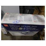 Master Flow 4500 CFM 24 in. Direct Drive Whole House Fan with Shutter