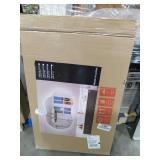 Apmir 24 in. W x 36 in. H Irregular Frameless LED Lighted Anti-Fog Tempered Glass Asymmetrical Wall Bathroom Vanity Mirror