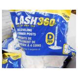 21 Bags QEP LASH360 1/16 in. Tile Leveling 4-Corner Stems (100-Pack)