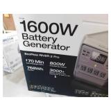 EcoFlow 800W Output/1600W Peak Push-Button Start Battery Generator RIVER 2 Pro, LFP Battery, Fast Charging for Outdoor, Camping