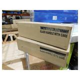 (2) KICHLER Independence 24 in. 3-Light Tannery Bronze Traditional Bathroom Vanity Light with Frosted Glass Shade