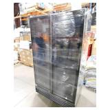 Koolmore 44.5 in. Commercial Two Door Merchandiser Refrigerator 35 cu. ft. in Black