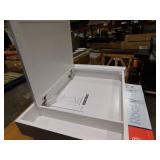 Glacier Bay 23-1/2 in. W x 32-1/2 in. H Framed Surface-Mount Bathroom Medicine Cabinet with Mirror, White