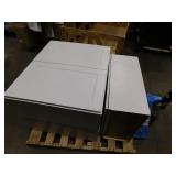 Lot of three White Cabinets