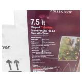 Home Decorators Collection 7.5 ft. Elegant Twinkling Grand Fir LED Pre-Lit Artificial Christmas Tree with Timer