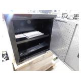 Gladiator Premier Series Steel 1-Shelf Wall Mounted Garage Cabinet in Silve Tread (24 in W x 24 in H x 12 in D)