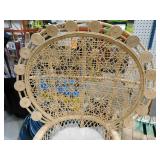 bali & pari Hecate Natural Rattan Peacock Chair