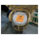 bali & pari Hecate Natural Rattan Peacock Chair