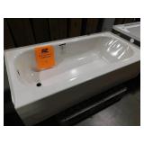 Bootz Industries Maui 60 in. x 30 in. Alcove Soaking Bathtub with Left Drain in White