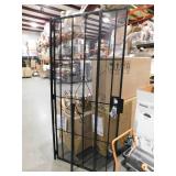 Unique Home Designs 36 in. x 80 in. Su Casa Universal Black Surface Mount Steel Security Door with Expanded Metal Screen