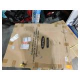 UniFlame Uniflame Large Roman Oil Rubbed Bronze Bi-fold style Fireplace Doors with Smoke Tempered Glass