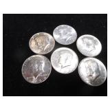 1964 Kennedy Half Dollars