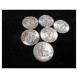 1964 & Bicentennial Kennedy Half Dollars