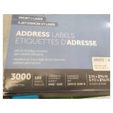 6000 Home Depot Address Labels...