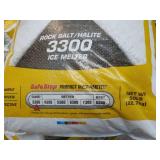 2 bags Safe Step Rock Salt 3300 Ice...