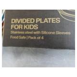Set of 4 Divided Plates for Kids...
