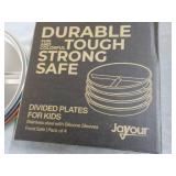 Set of 4 Divided Plates for Kids...