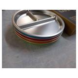 Set of 4 Divided Plates for Kids...