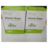 2 boxes 180 Per box Pet Waste Bags...