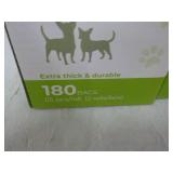 2 boxes 180 Per box Pet Waste Bags...