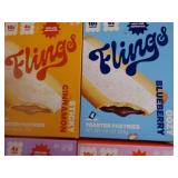 4 boxes Flings Toaster Pastries...