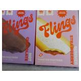4 boxes Flings Toaster Pastries...