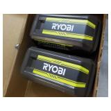 2 Ryobi 40V Lithium Batteries...