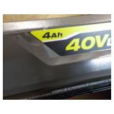 2 Ryobi 40V Lithium Batteries...