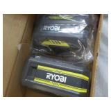 2 Ryobi 40V Lithium Batteries...