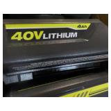 3 Ryobi 40V Lithium Batteries...