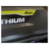 3 Ryobi 40V Lithium Batteries...