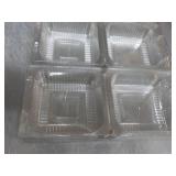 100 Clear Plastic Food Containers...