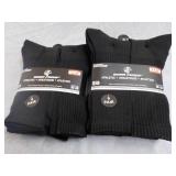 12 pair Wear Proof Black Athletic S...