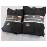 12 pair Wear Proof Black Athletic S...