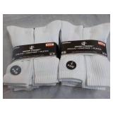 12 pair Wear Proof White Athletic S...