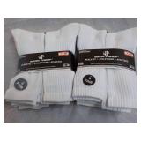 12 pair Wear Proof White Athletic S...