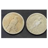 Pair of 1926 Peace Dollars