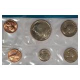 1972 Uncirculated Coin Set! A total of 11 coins included, both Philadelphia (P) and Denver (D) mint marks.